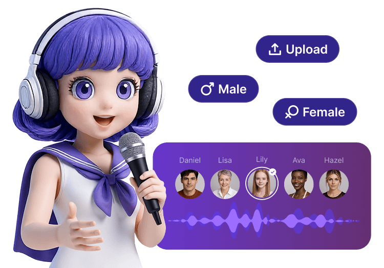 vast ai voice library
